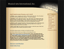 Tablet Screenshot of musicalartsinternational.org